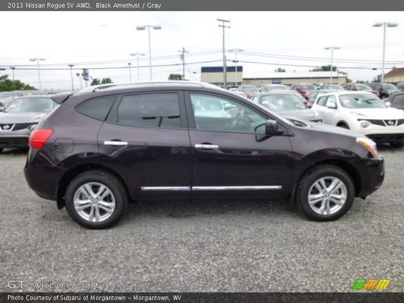 Black Amethyst / Gray 2013 Nissan Rogue SV AWD