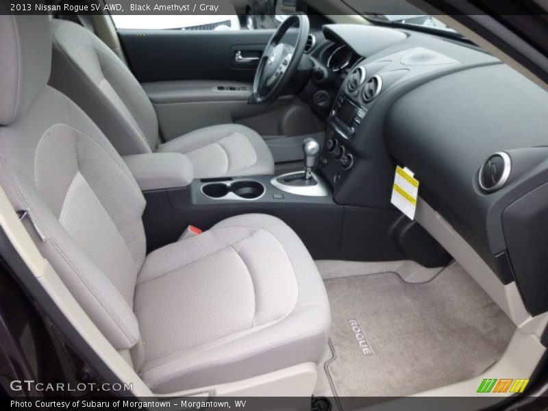 Black Amethyst / Gray 2013 Nissan Rogue SV AWD