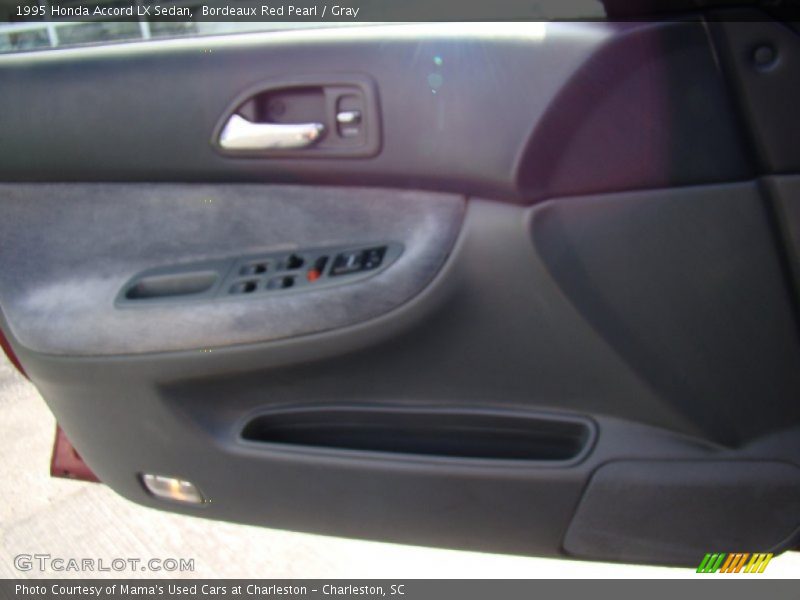 Bordeaux Red Pearl / Gray 1995 Honda Accord LX Sedan