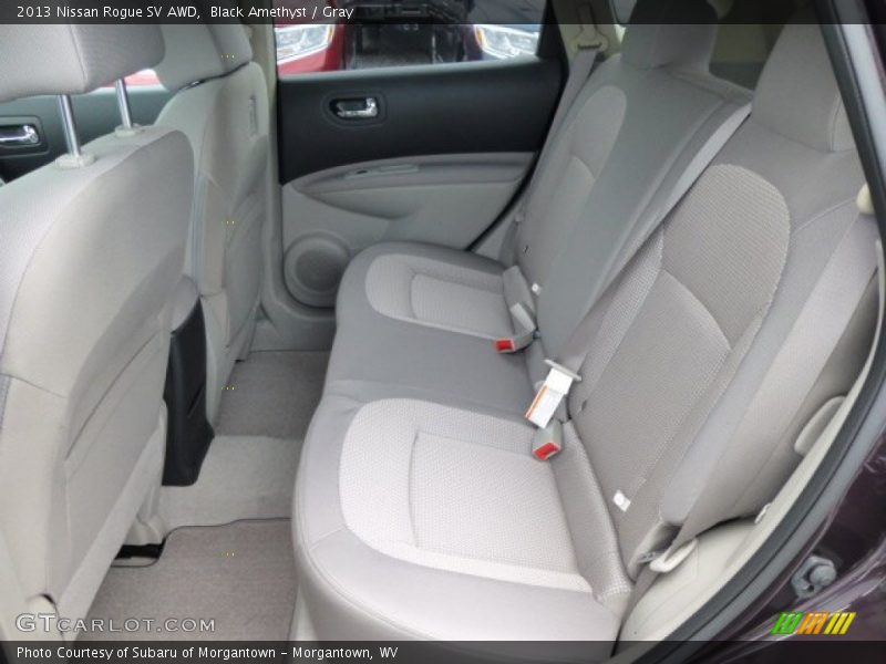 Black Amethyst / Gray 2013 Nissan Rogue SV AWD