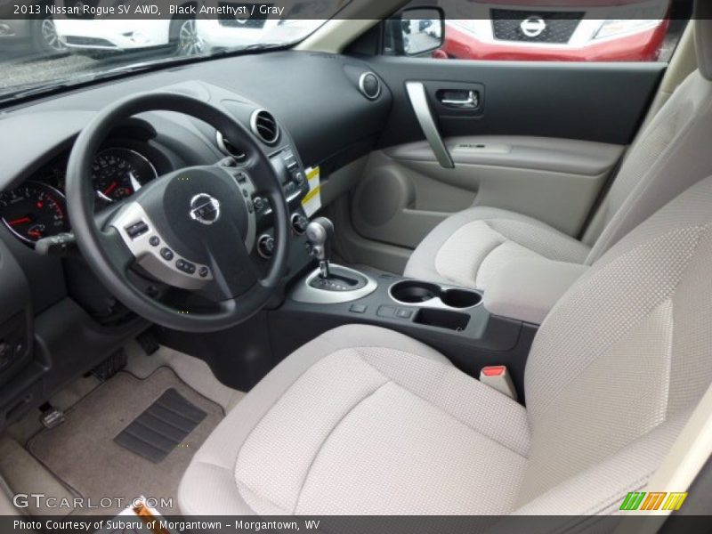 Black Amethyst / Gray 2013 Nissan Rogue SV AWD