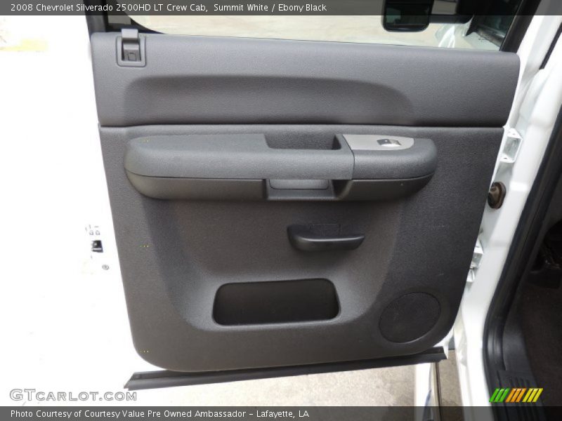 Summit White / Ebony Black 2008 Chevrolet Silverado 2500HD LT Crew Cab