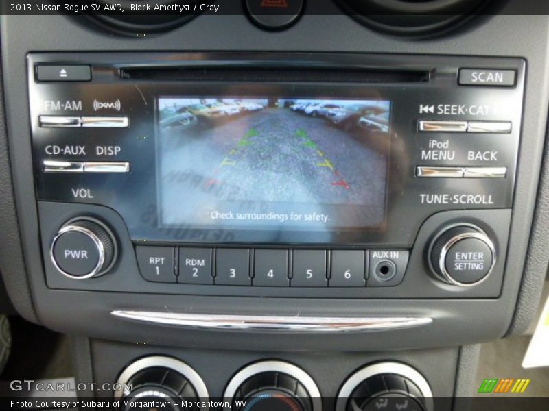 Black Amethyst / Gray 2013 Nissan Rogue SV AWD