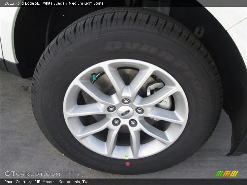 White Suede / Medium Light Stone 2013 Ford Edge SE