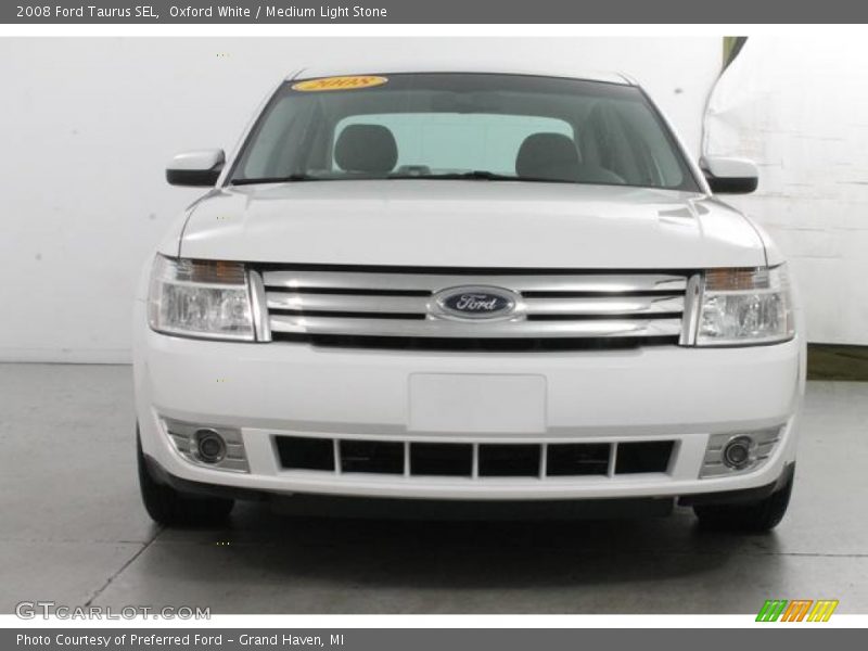 Oxford White / Medium Light Stone 2008 Ford Taurus SEL