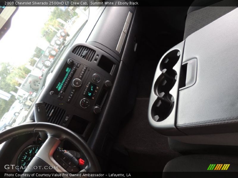 Summit White / Ebony Black 2008 Chevrolet Silverado 2500HD LT Crew Cab