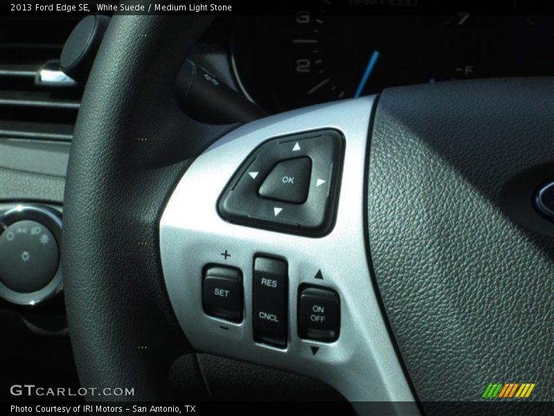 White Suede / Medium Light Stone 2013 Ford Edge SE