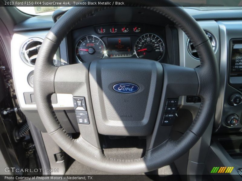 Tuxedo Black Metallic / Black 2013 Ford F150 FX4 SuperCrew 4x4