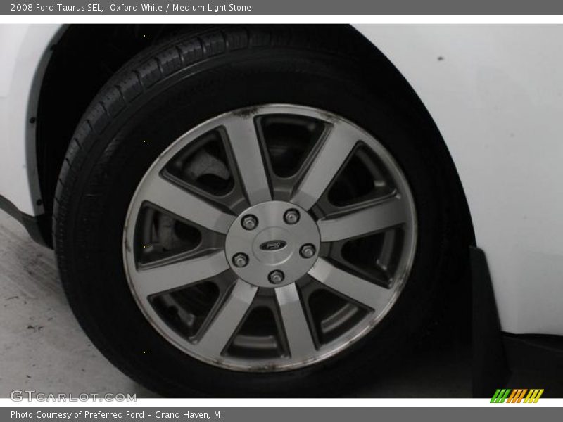 Oxford White / Medium Light Stone 2008 Ford Taurus SEL
