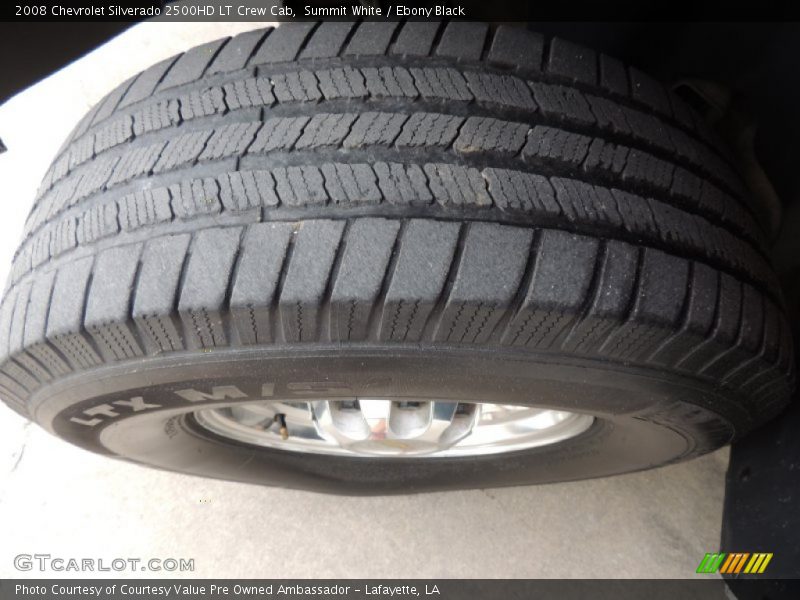 Summit White / Ebony Black 2008 Chevrolet Silverado 2500HD LT Crew Cab