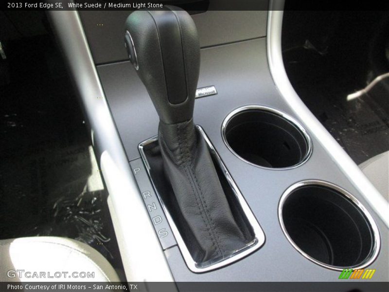 White Suede / Medium Light Stone 2013 Ford Edge SE