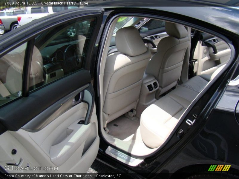 Crystal Black Pearl / Taupe 2009 Acura TL 3.5