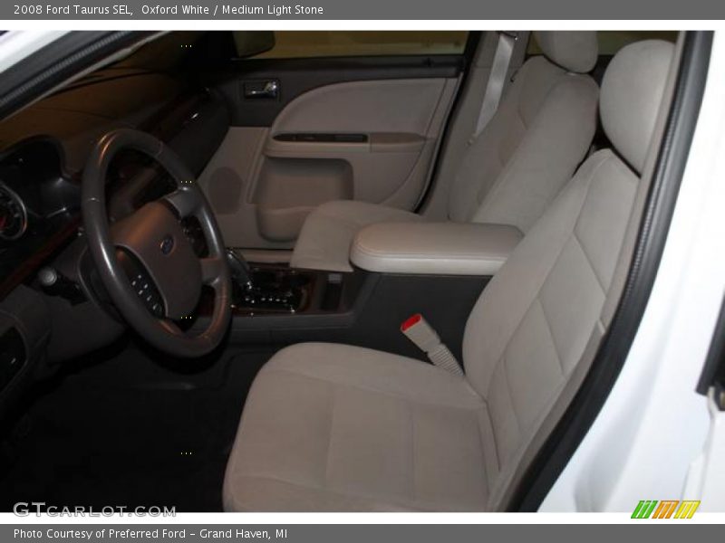 Oxford White / Medium Light Stone 2008 Ford Taurus SEL