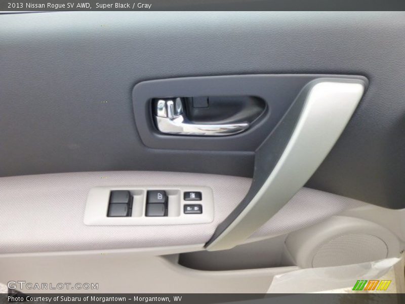Super Black / Gray 2013 Nissan Rogue SV AWD