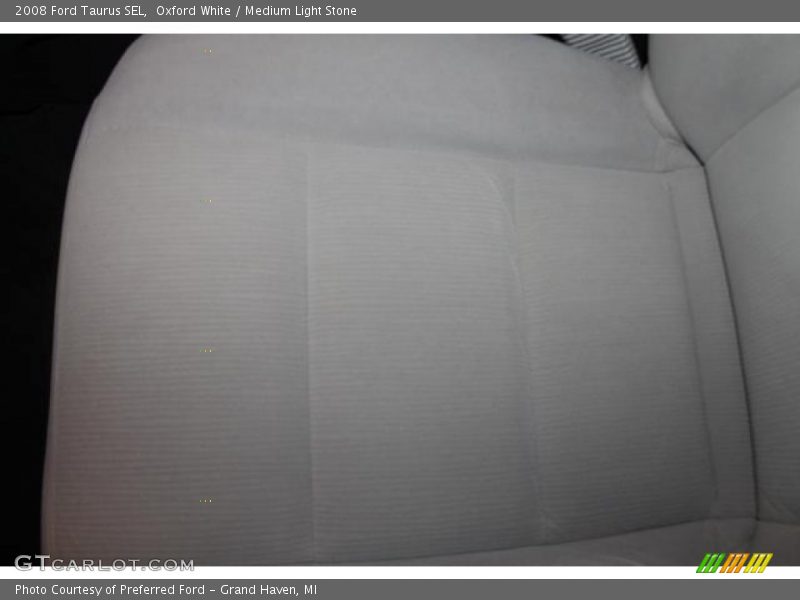 Oxford White / Medium Light Stone 2008 Ford Taurus SEL