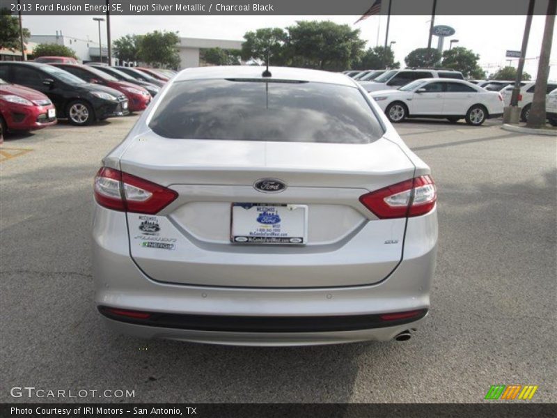 Ingot Silver Metallic / Charcoal Black 2013 Ford Fusion Energi SE
