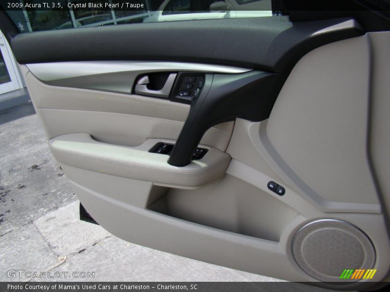 Crystal Black Pearl / Taupe 2009 Acura TL 3.5