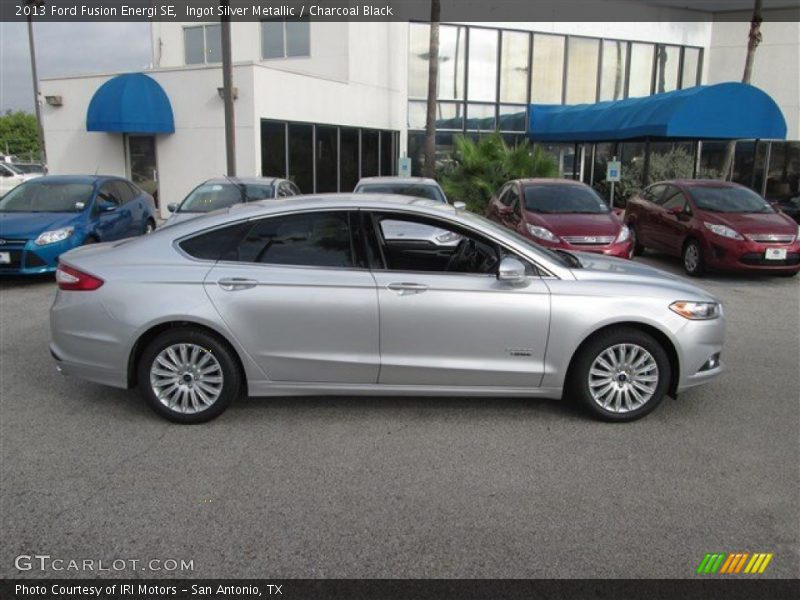 Ingot Silver Metallic / Charcoal Black 2013 Ford Fusion Energi SE