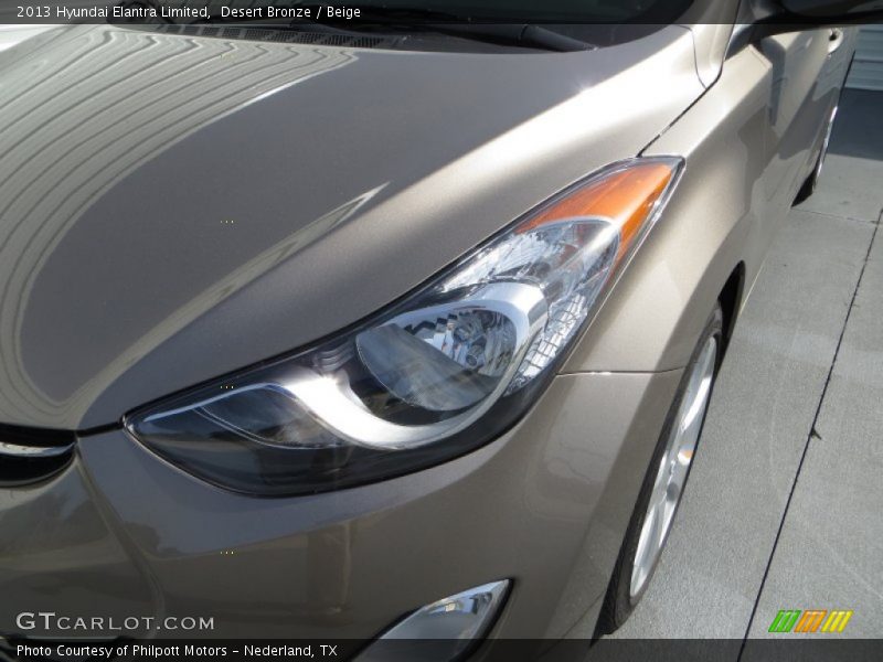 Desert Bronze / Beige 2013 Hyundai Elantra Limited