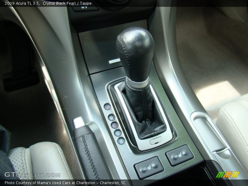 Crystal Black Pearl / Taupe 2009 Acura TL 3.5