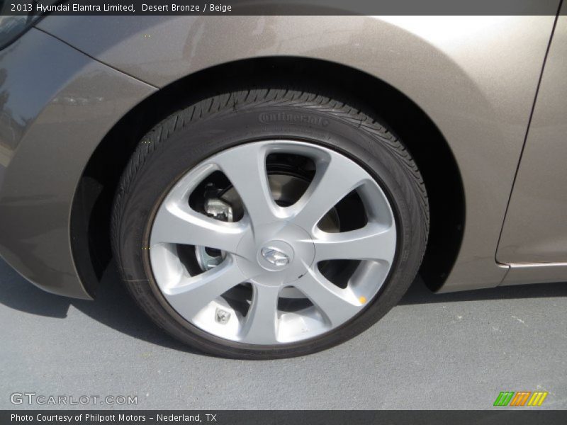 Desert Bronze / Beige 2013 Hyundai Elantra Limited