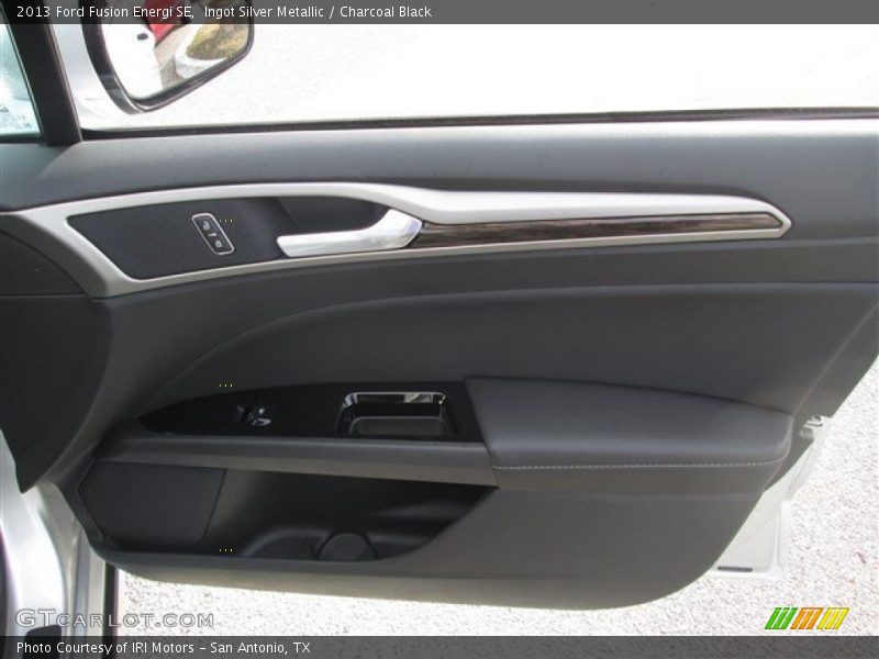 Ingot Silver Metallic / Charcoal Black 2013 Ford Fusion Energi SE