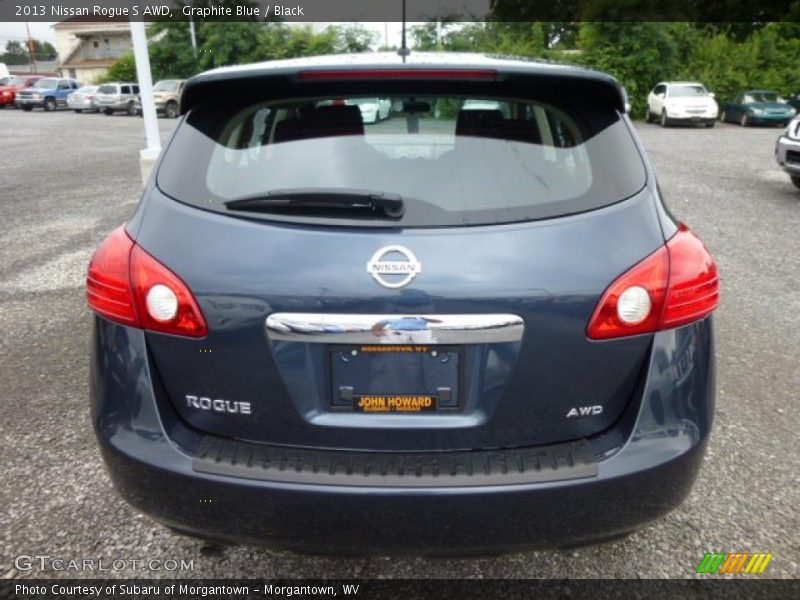 Graphite Blue / Black 2013 Nissan Rogue S AWD