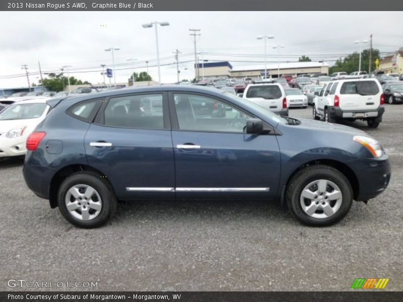Graphite Blue / Black 2013 Nissan Rogue S AWD