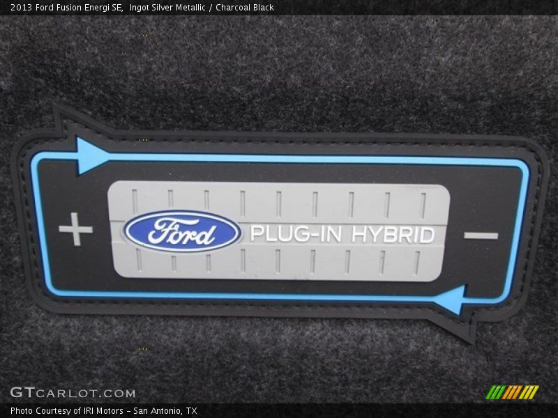 Ingot Silver Metallic / Charcoal Black 2013 Ford Fusion Energi SE