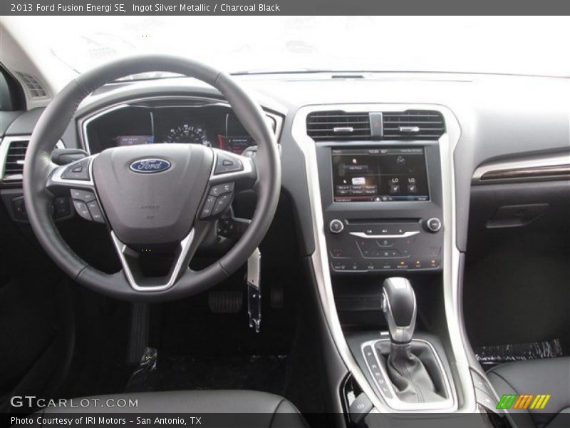 Ingot Silver Metallic / Charcoal Black 2013 Ford Fusion Energi SE