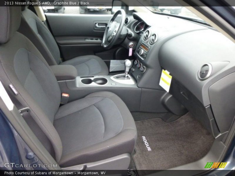 Graphite Blue / Black 2013 Nissan Rogue S AWD