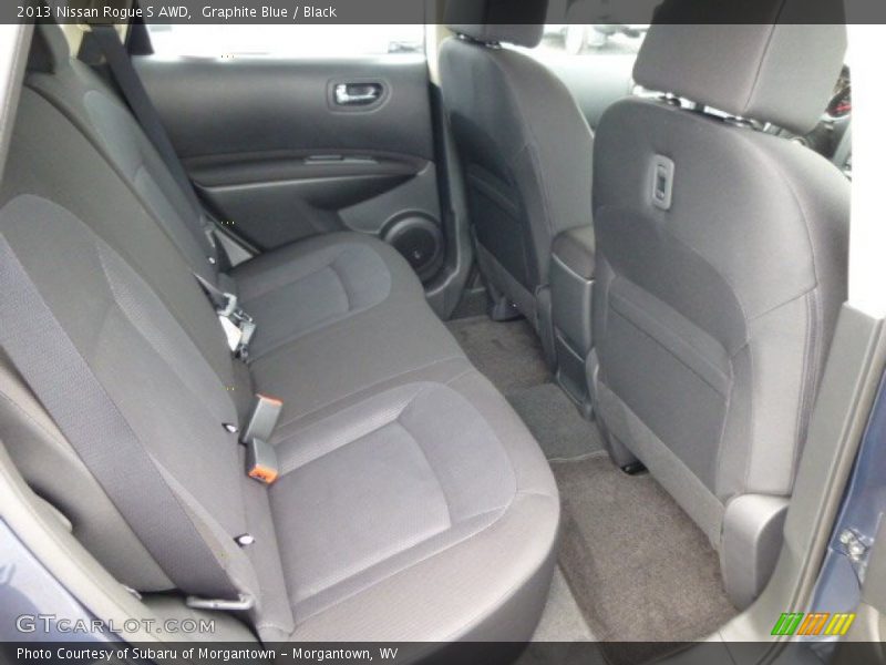 Graphite Blue / Black 2013 Nissan Rogue S AWD