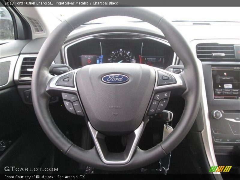 Ingot Silver Metallic / Charcoal Black 2013 Ford Fusion Energi SE