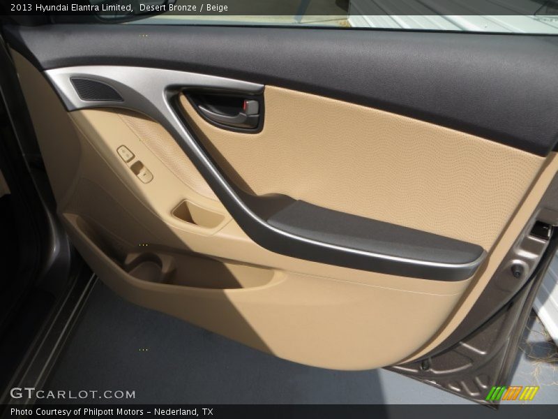 Desert Bronze / Beige 2013 Hyundai Elantra Limited