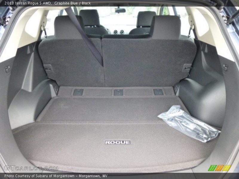 Graphite Blue / Black 2013 Nissan Rogue S AWD