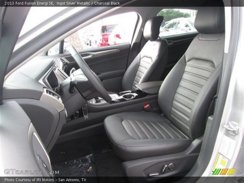 Ingot Silver Metallic / Charcoal Black 2013 Ford Fusion Energi SE