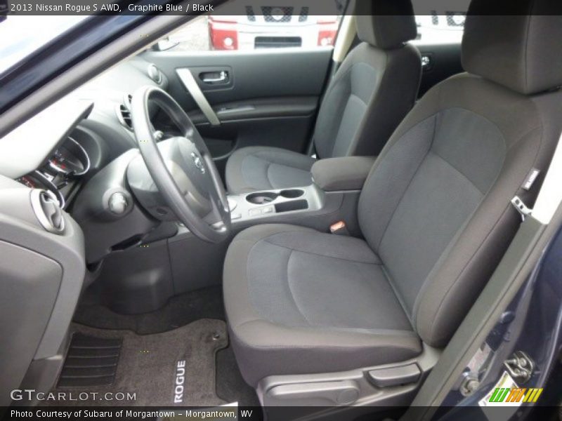 Graphite Blue / Black 2013 Nissan Rogue S AWD