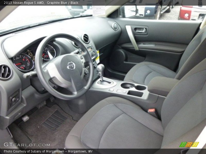 Graphite Blue / Black 2013 Nissan Rogue S AWD