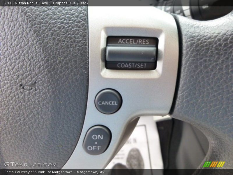 Graphite Blue / Black 2013 Nissan Rogue S AWD