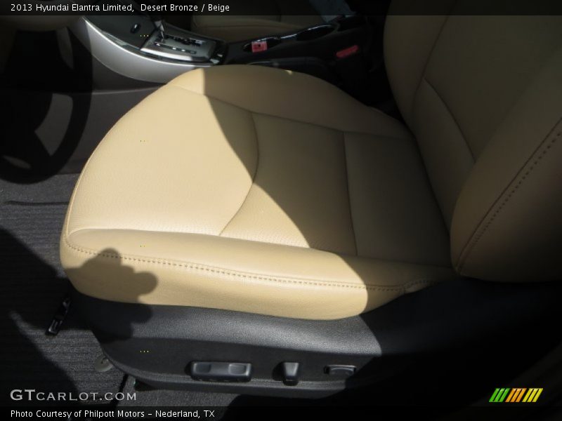 Desert Bronze / Beige 2013 Hyundai Elantra Limited