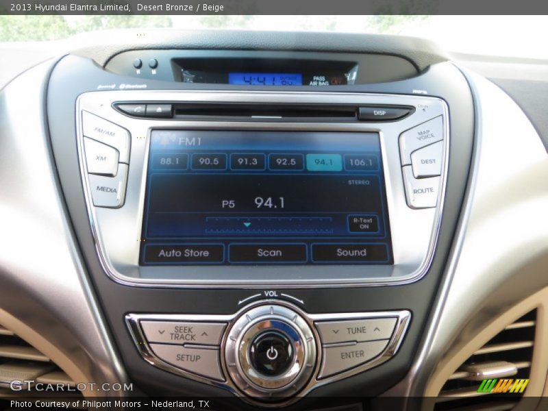 Desert Bronze / Beige 2013 Hyundai Elantra Limited
