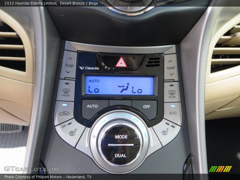 Desert Bronze / Beige 2013 Hyundai Elantra Limited
