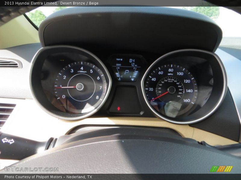 Desert Bronze / Beige 2013 Hyundai Elantra Limited