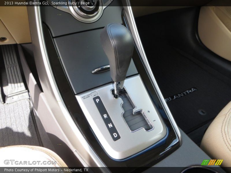 Sparkling Ruby / Beige 2013 Hyundai Elantra GLS