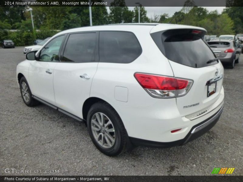 Moonlight White / Almond 2014 Nissan Pathfinder S AWD