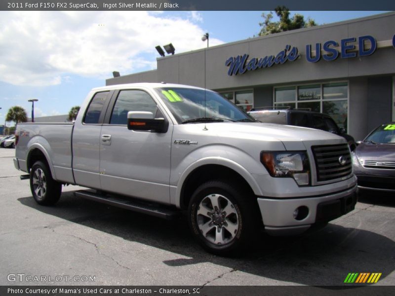 Ingot Silver Metallic / Black 2011 Ford F150 FX2 SuperCab
