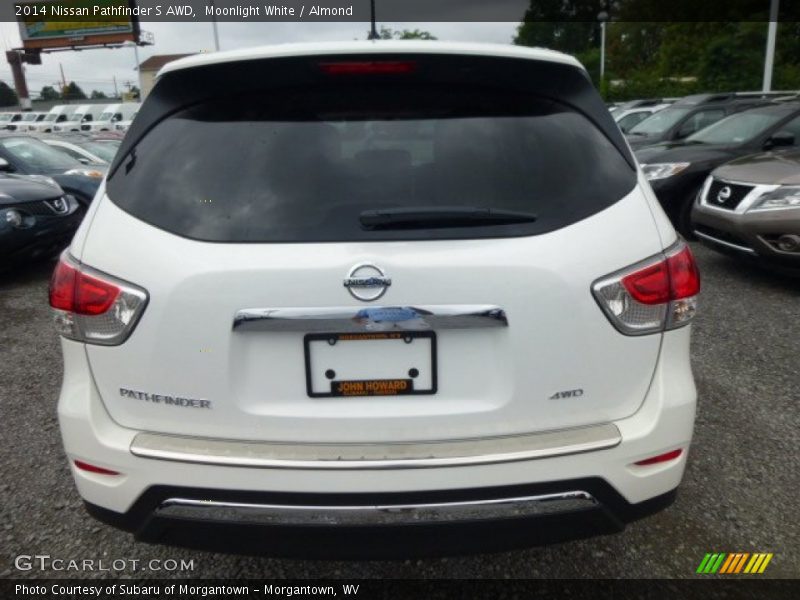 Moonlight White / Almond 2014 Nissan Pathfinder S AWD