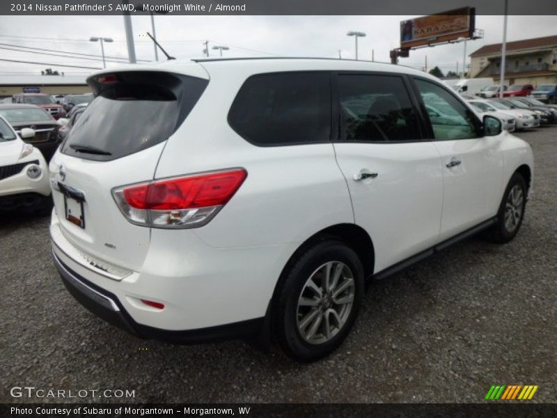 Moonlight White / Almond 2014 Nissan Pathfinder S AWD