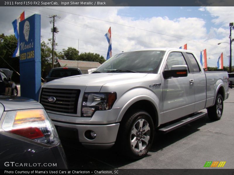 Ingot Silver Metallic / Black 2011 Ford F150 FX2 SuperCab