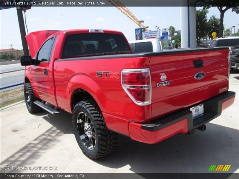 Race Red / Steel Gray 2013 Ford F150 STX Regular Cab